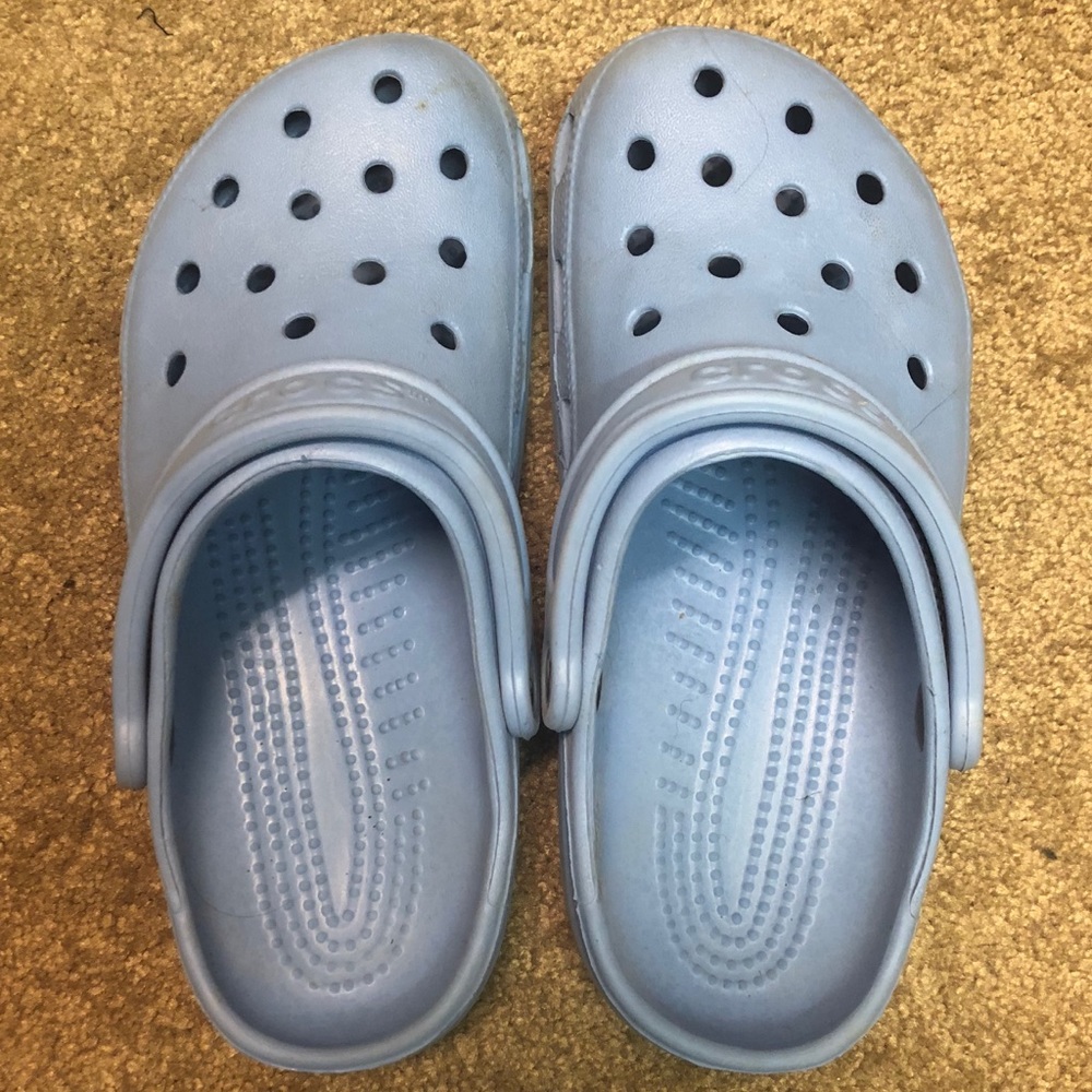Baby blue Crocs!